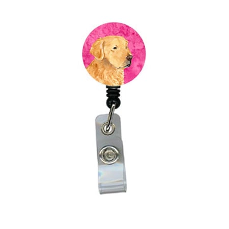 Teacher&Aposs Aid Golden Retriever Retractable Badge Reel Or Id Holder With Clip TE2905172